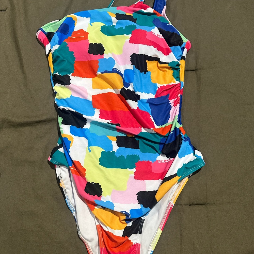 Holipick One Shoulder One Piece Swimsuit for Women NWT